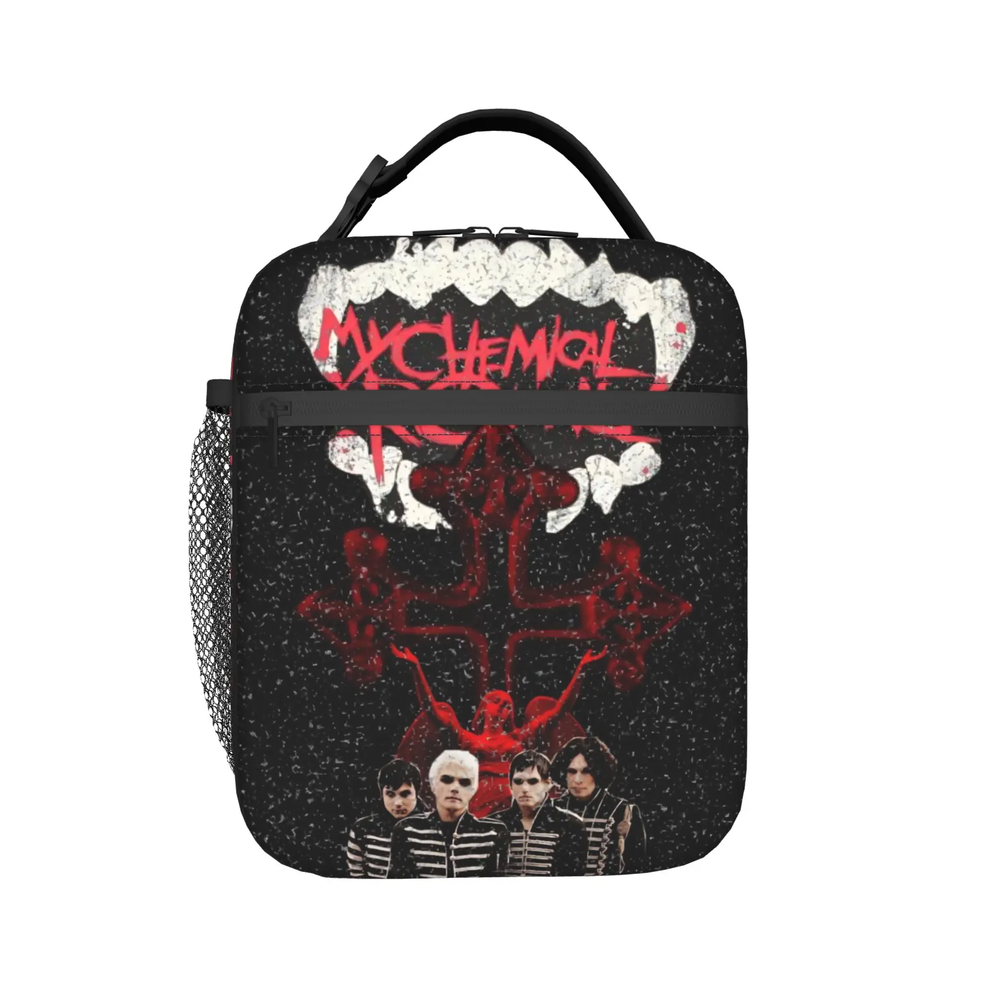 MCR My Chemical Romance Band Lunch Bag Fashion Outdoor Picnic Lunch Box Designer Portable Thermal Lunch Bags