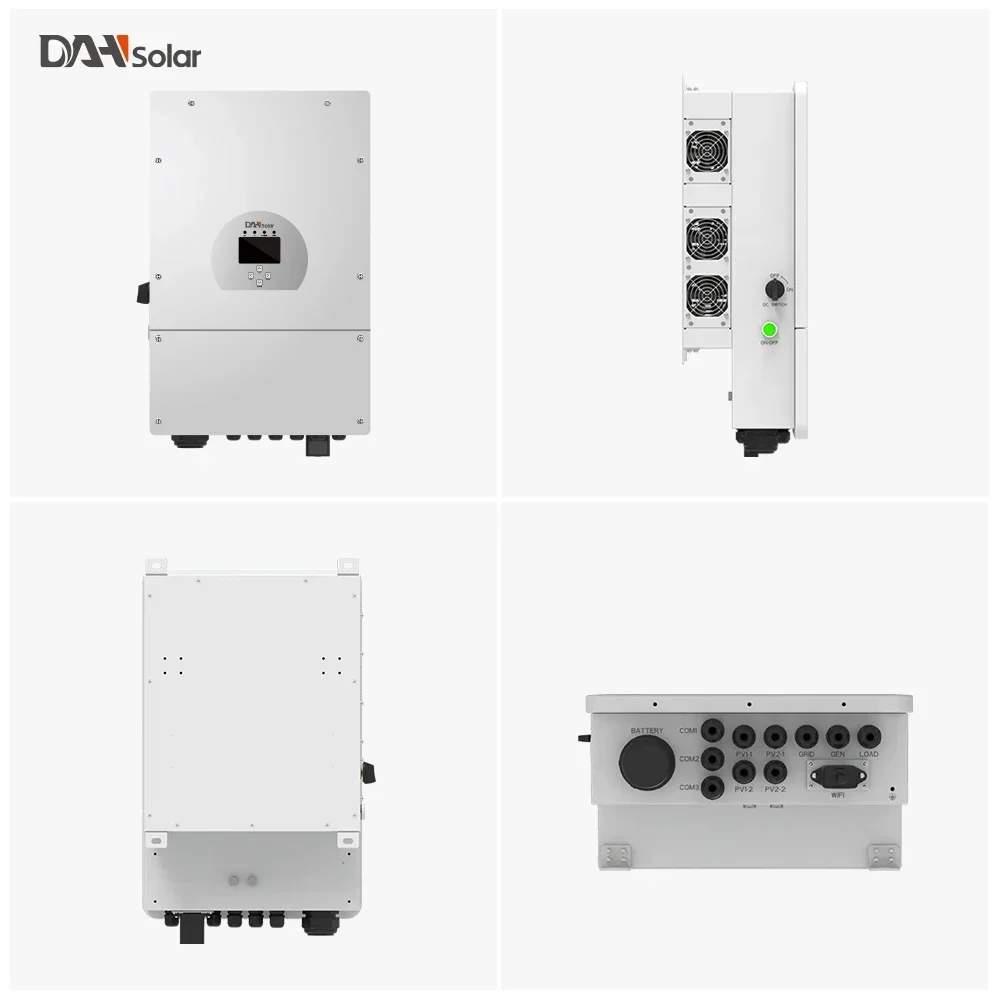 DAH พลังงานแสงอาทิตย์ SUN-7.6/8K-SG01LP1-US/EU 7600W 8000W อินเวอร์เตอร์พลังงานแสงอาทิตย์ไฮบริด