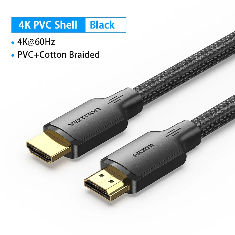 Vention 4K Hdmi-Compatibele Kabel Hdmi 2.0 Cabo Voor Ps5 4 Xiaomi Mi Box Tv Splitter Schakelaar Audio Kabel Voor 4K Tv Video Koord Hdmi