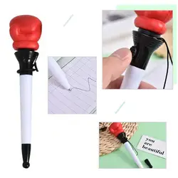 Bounce Decompression Neutral Pen Ball 0.5mm Gel Pen Boxing Glove Signing Ballpoint Pen Funny Stationary School Office Supplies