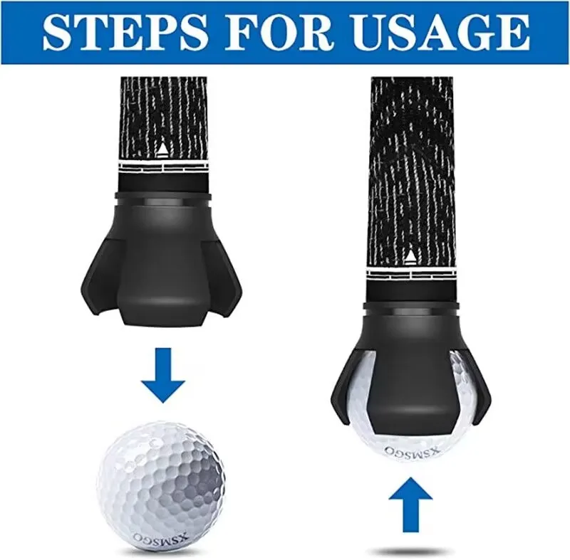 Sélecteur de balles de golf en acier inoxydable, vis à trois griffes, rangement de balles en forme de pétale, produits de golf, 1 pièce