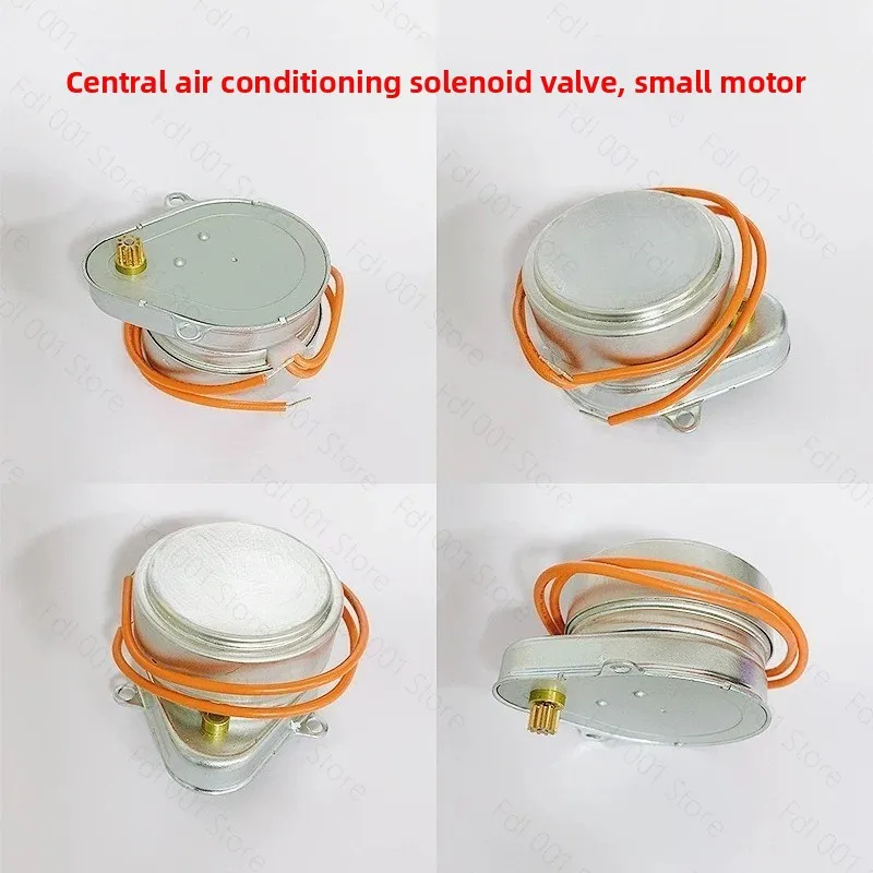 2pc Small Motor 220V Universal Central Air Vonditioning Water Valve Accessories Solenoid Valve Electric Two-way Valve Motor