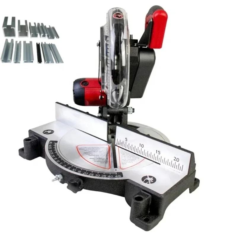 Electric manual 45 degrees 90 degrees metal cutting machine miter saw is suitable for cutting wood and aluminum