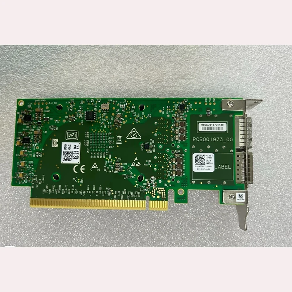 For Mellanox DELL version Ethernet dual-port 100G network Card MCX516A 09FTMY