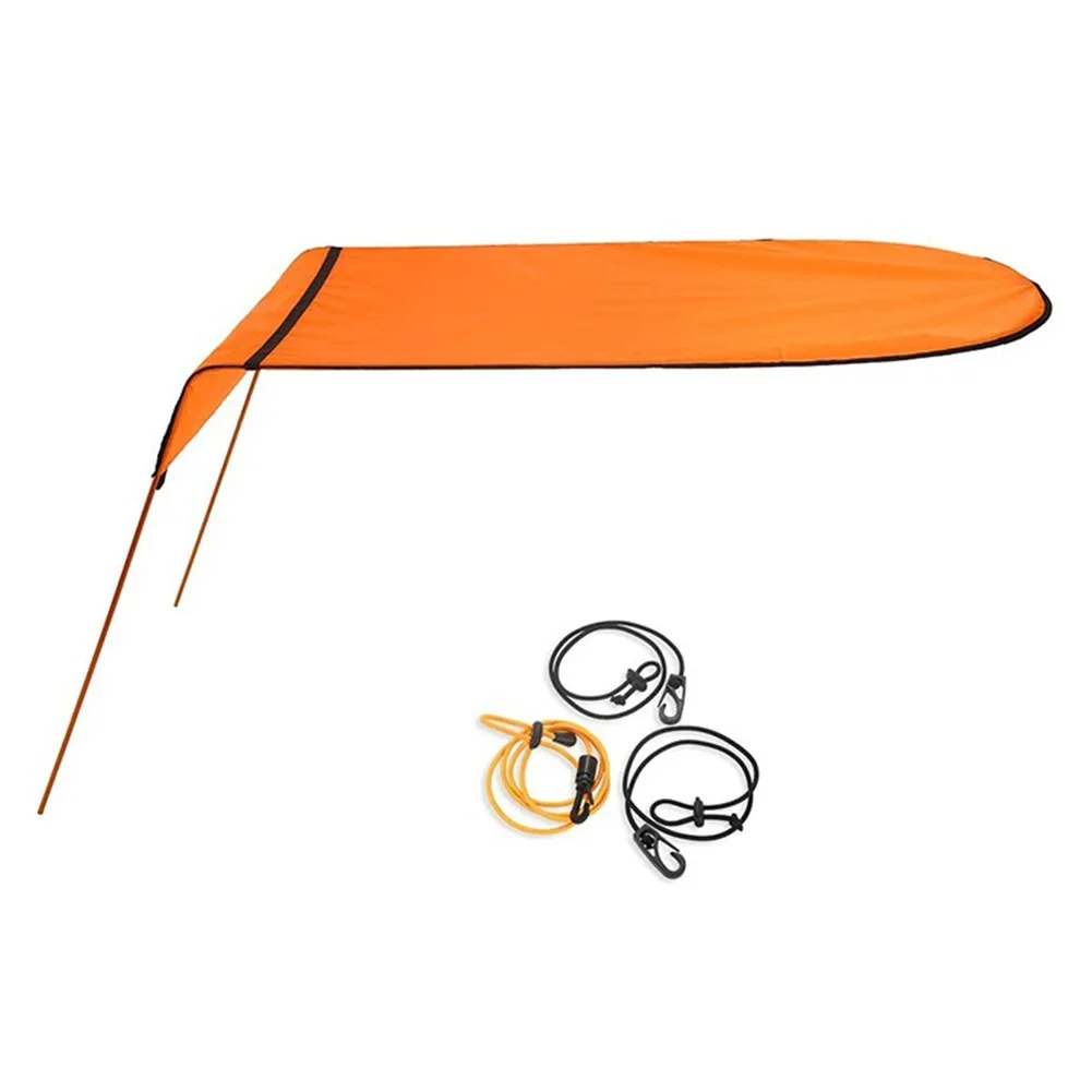 For Kayak Sun Shade Awning Tent Inflatable Boat Canopy Sunscreen Rain ProtectorDetachable Drifting Shelter