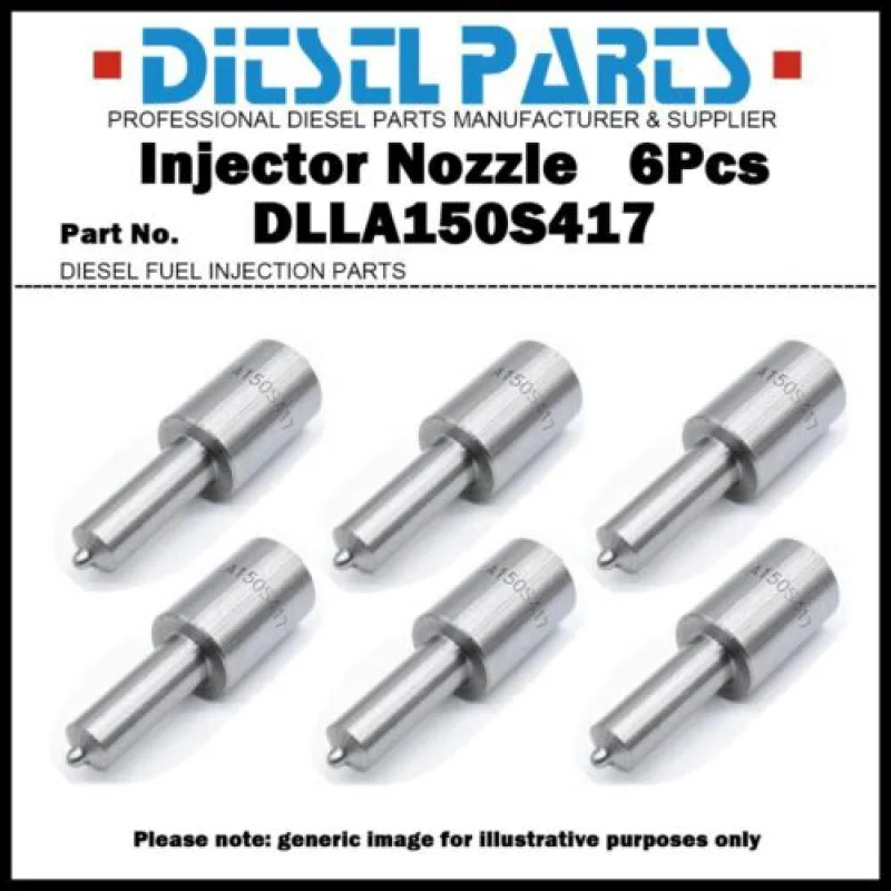 

6Pcs Injector Nozzle BDLL150S6511 DLLA150S417 5621554 3055428R92 for CASE IH