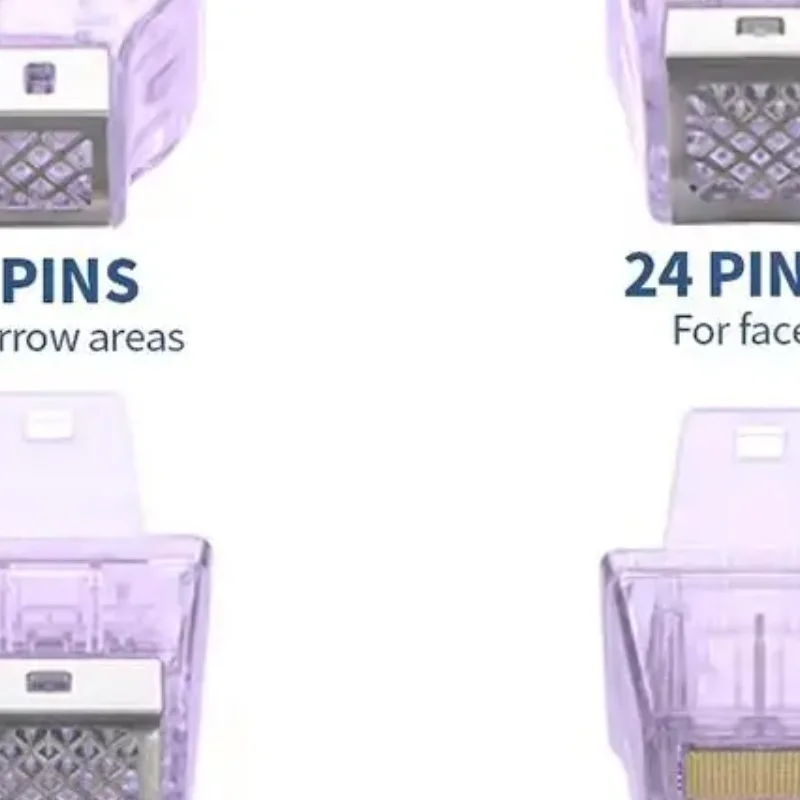 مستهلكات خرطوشة حبر معزولة يمكن التخلص منها مطلية بالذهب 12/24/40Pin ملحقات خرطوشة رقاقة نانو - تستخدم لرفع الوجه #1