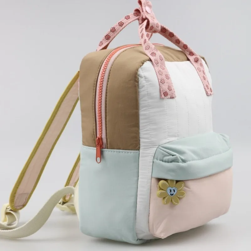 2026 Cute Colorblock Kids Backpack Lightweight & Durable for Preschool Cute Backpack for Girls Lightweight, Stylish & Practical