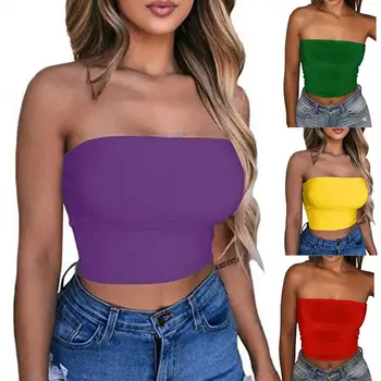 1Pc Weiche Frauen Bustier Liebsten Gestellte Frauen Rohr Tops Dünne Elastische Sexy Rohr Top Atmungsaktive Dessous Bh Top Frauen unterwäsche