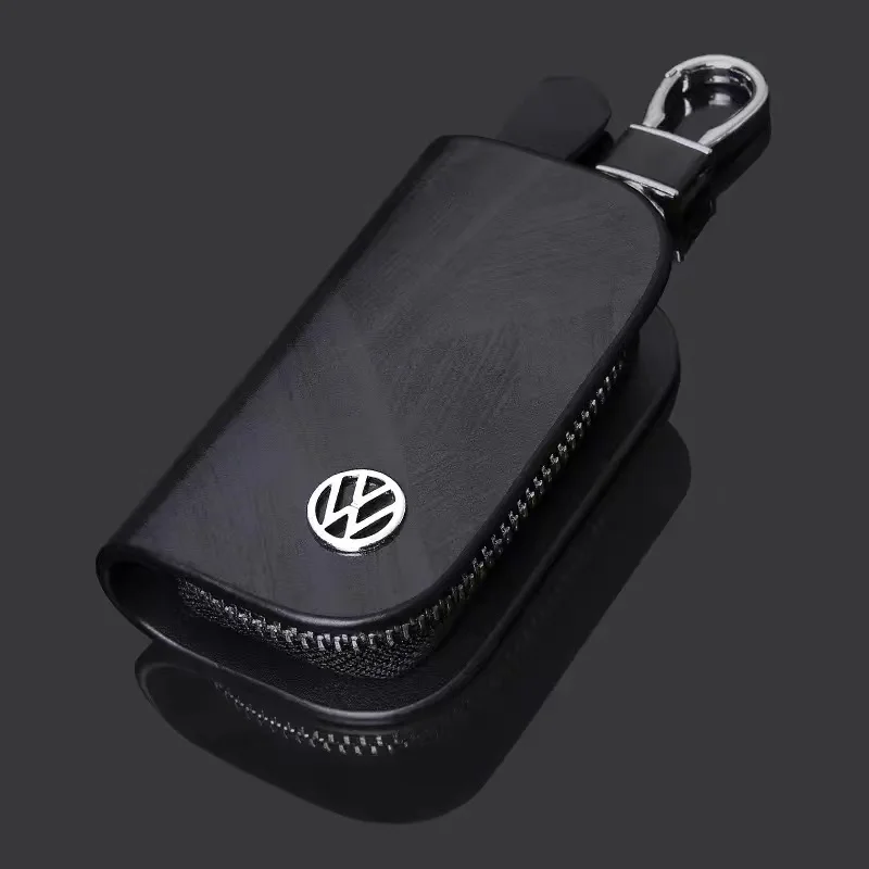 Car Key Cases Cover Car Keychain Holder For Volkswagen Polo Tiguan Passat B5 B6 B7 Golf 4 5 6 MK6 7 8 Jetta Tiguan Arteon GTD