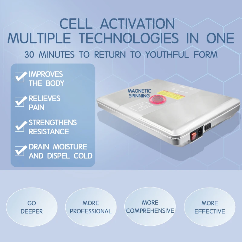 Germany Terahertz Massage Qi-blood Thermograph Cell Hyperthermia Maglev Energy Meter Dredging Meridian Foot Massage Meter device