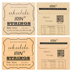 IRIN Ukulele String U106/U107 Ukulele Black White Nylon Strings 4 String Hawaiian Guitar Strings Guitar Parts & Accessories