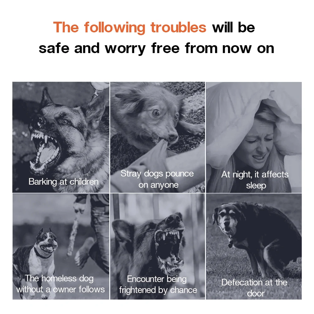 High Power Dog Deterrent Outdoor Animal Repeller Garden Dog Chaser Durable Single Head Waterproof Ultrasonic Repeller
