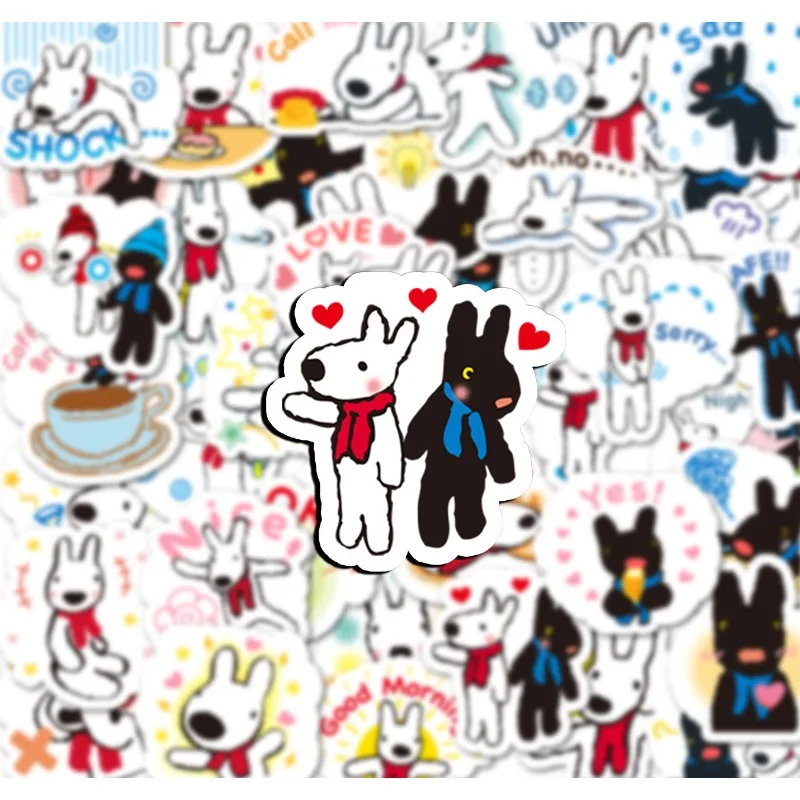 40 قطعة Gaspard et Lisa Ins نمط ملصقات لأجهزة الكمبيوتر المحمول الغيتار حقيبة دراجة نارية الكتابة على الجدران ملصق مضاد للمياه الشارات للعب الاطفال #3