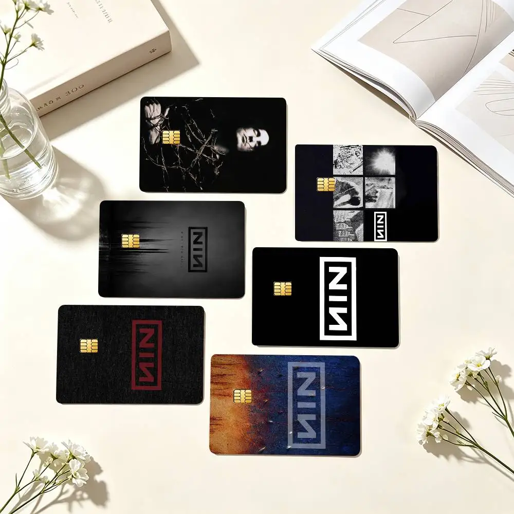 M-My Chemical Romance Rock Band Credit Card HD Stickers Game Card Decal Small Chip Waterproof Sticker Gift