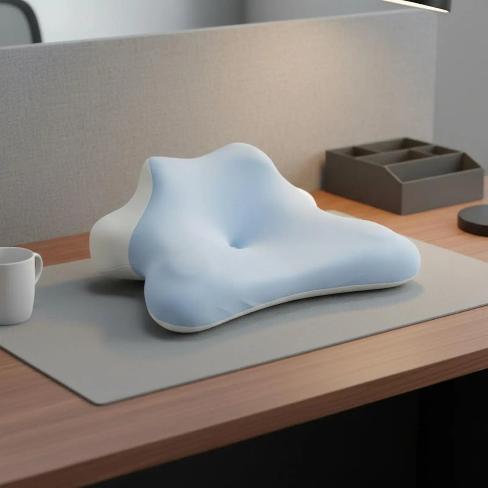 

Desk Rest Pillow Skin-Friendly Memory Foam Desk Pillow Sleep Cushion Soft and Comfy Bedding Breathable for Office