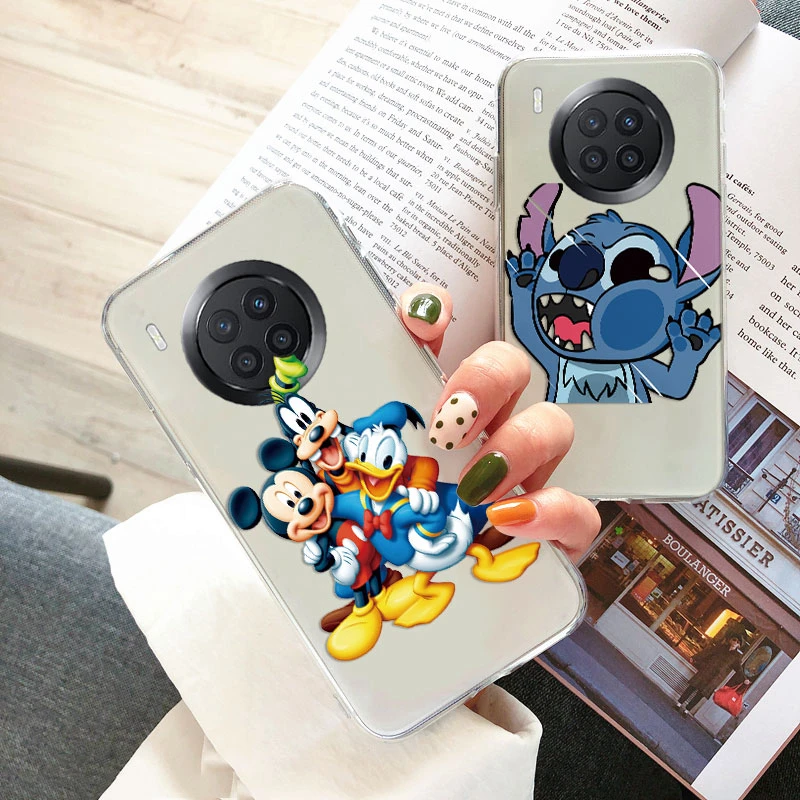 Funda transparente de TPU para teléfono Redmi 13C 4G POCO C65, Mickey, Minnie Mouse, Daisy, Pato Donald, Stitch, POCO C65