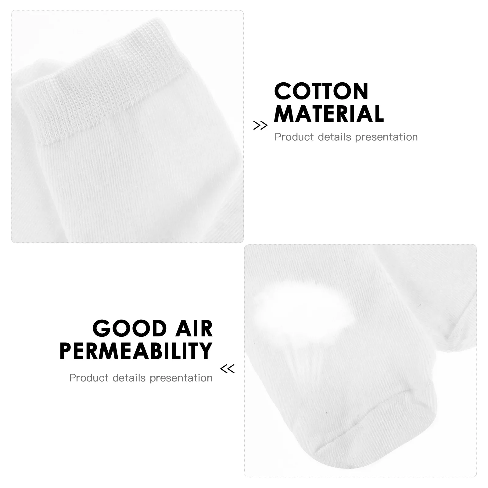 

6 Pairs 40cm Blank White Socks Embryo Sublimation Printable Cotton Straight Double Sided Heat Transfer Gift Comfortable