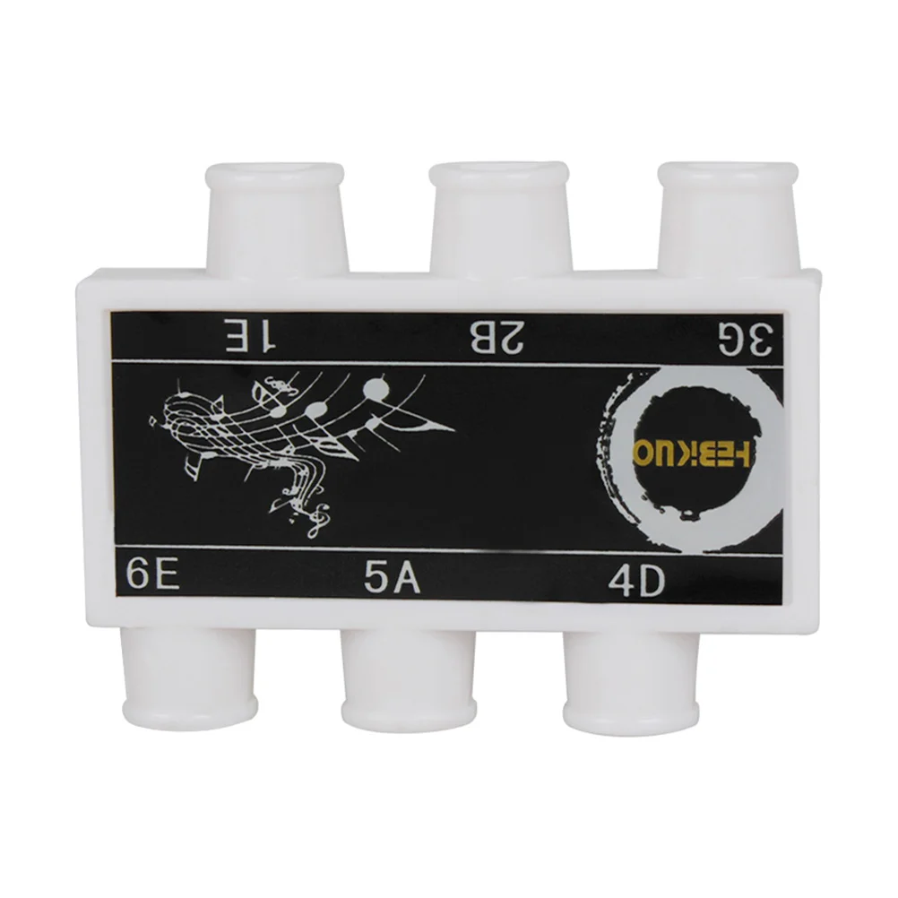 

Plastic Tuner Durable Exquisite Craftsmanship Loud Clear Notes Folk Guitar Tuning Accessory Instrument Tuner Small Portable Easy