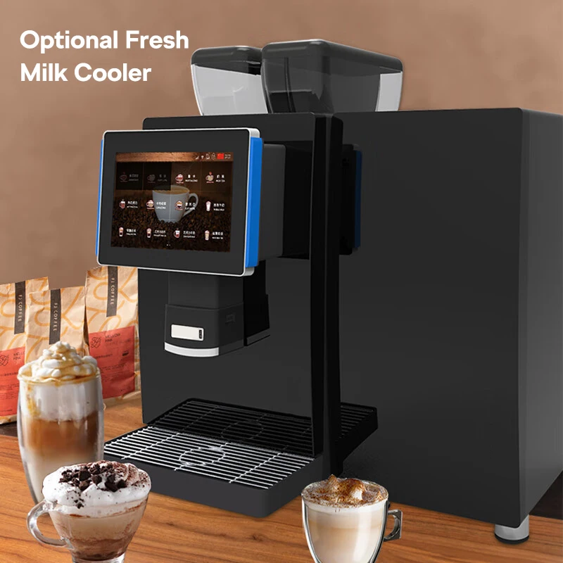 

Mcilpoog Q5 commercial automatic coffee machine imported commercial office coffee milk foam machine.