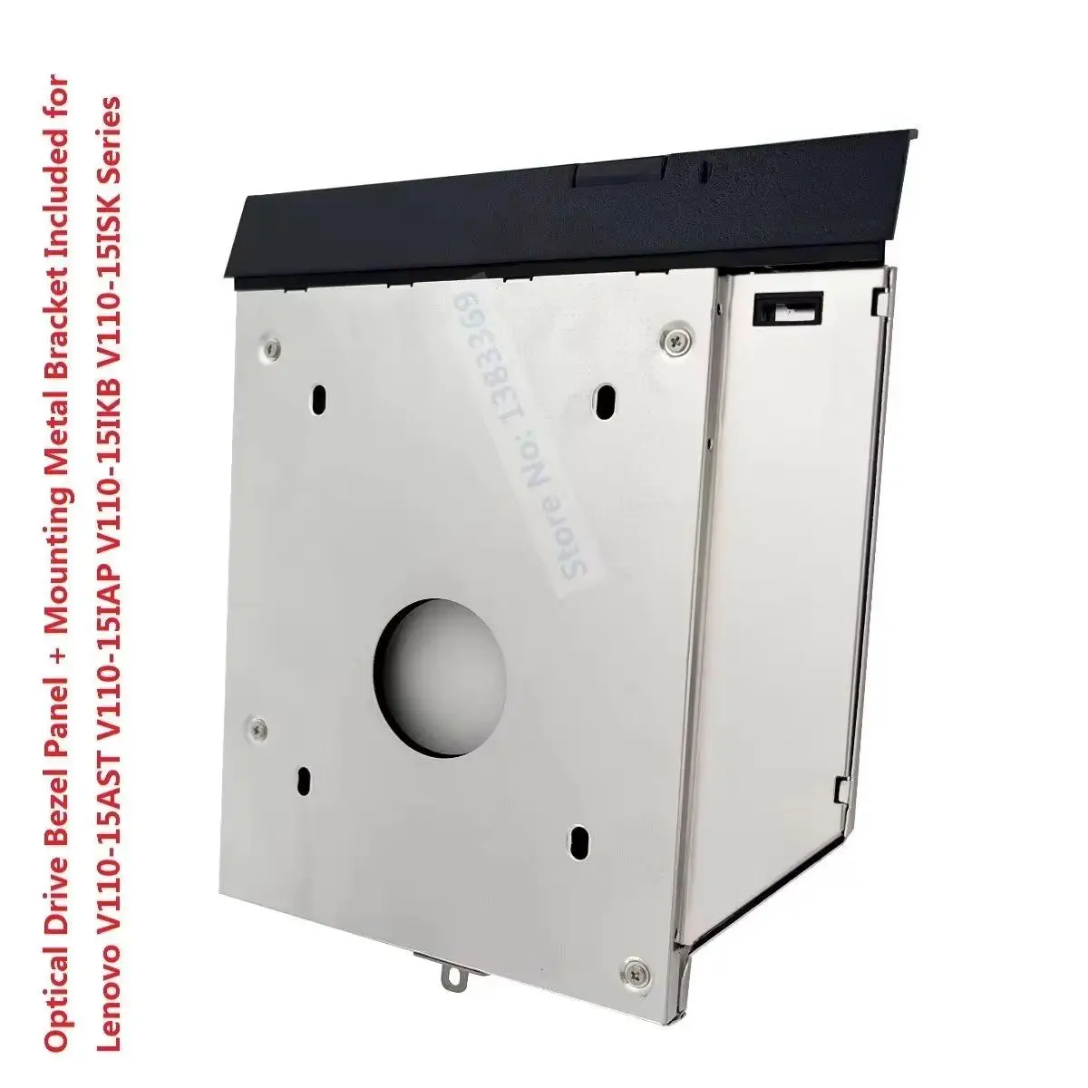 With Bezel Cover 2nd 2.5 Hard Drive HDD Optical bay Caddy Frame Bracket for Lenovo V110-15AST V110-15IAP V110-15IKB V110-15ISK