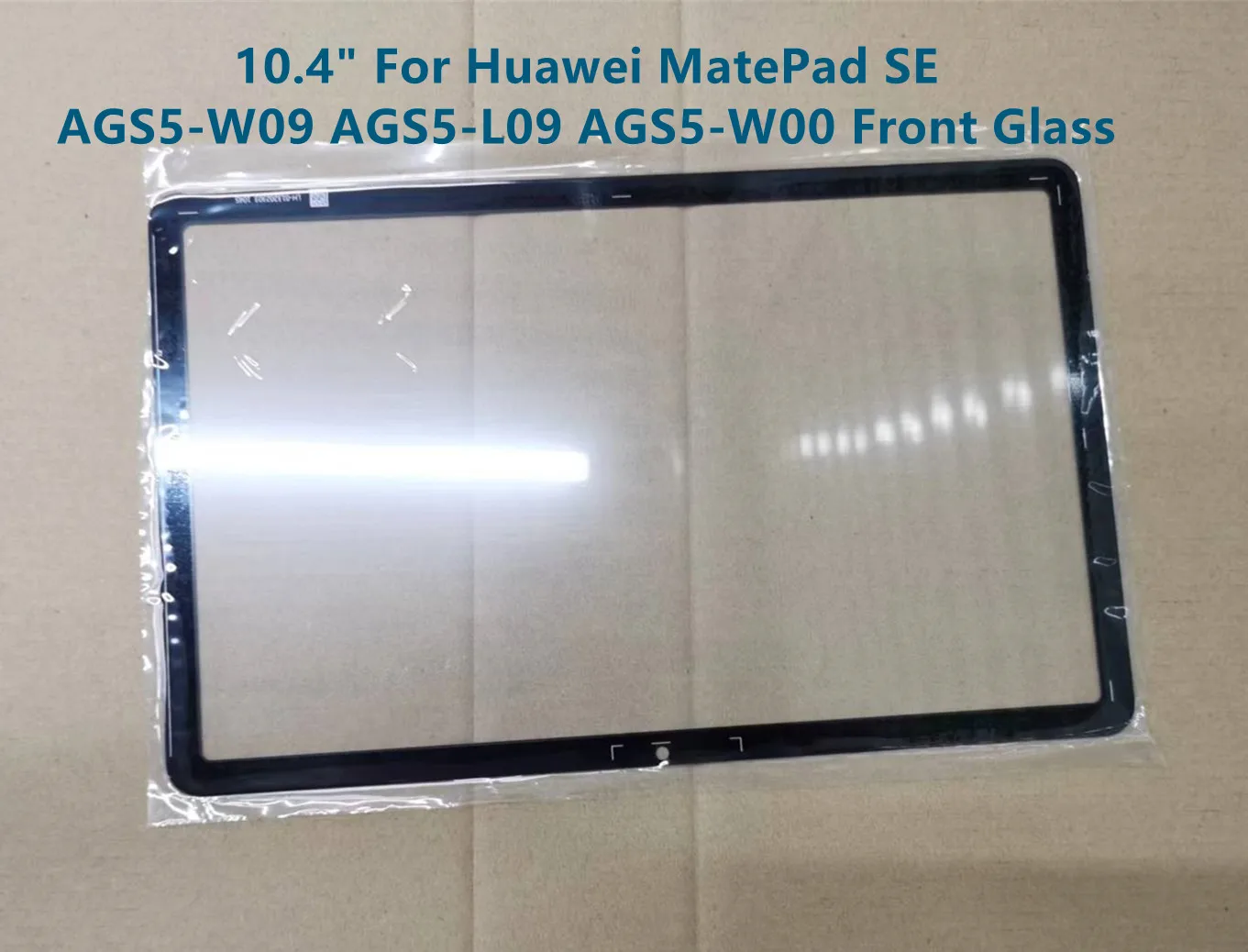 Neues original 10.4 "für huawei matepad se AGS5-W09 AGS5-W00 AGS5-L09 touchscreen front glas lcd außen panel laminierter oca kleber