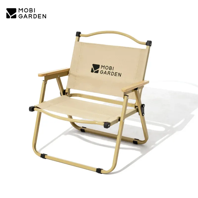 

MOBI GARDEN Camping Kermit Chair Folding Iron Carbon Steel Lightweight Chair Porta