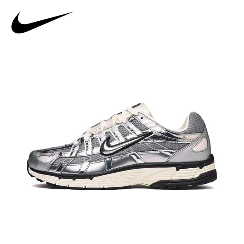 Oryginalne Nike P-6000 „białe złoto” unisex dla kobiet mężczyzn Vintage Retro Casual klasyczne buty do biegania ulicznego trampki CN0149-001