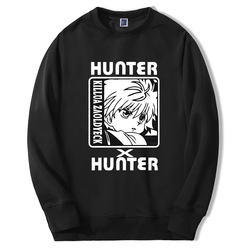 

Harajuku Hunter X Hunter Sweatshirt Men Women Anime Killua Zoldyck Graphic Hoodie Fleece Harajuku Fleece Streetwear Moletom