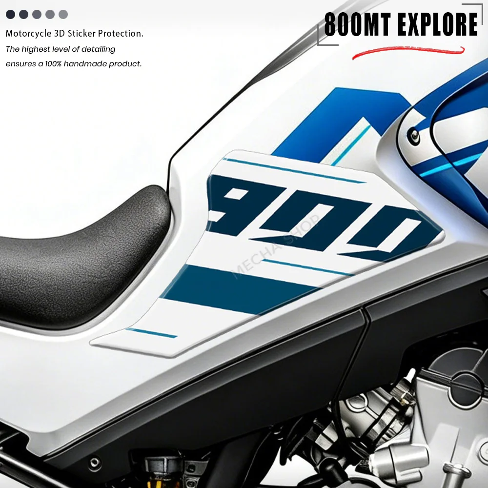 

3D Epoxy Resin Sticker For CFMoto 800 MT Explore 2025 800MT Sport Side Tank Pad Protection Waterproof Decal