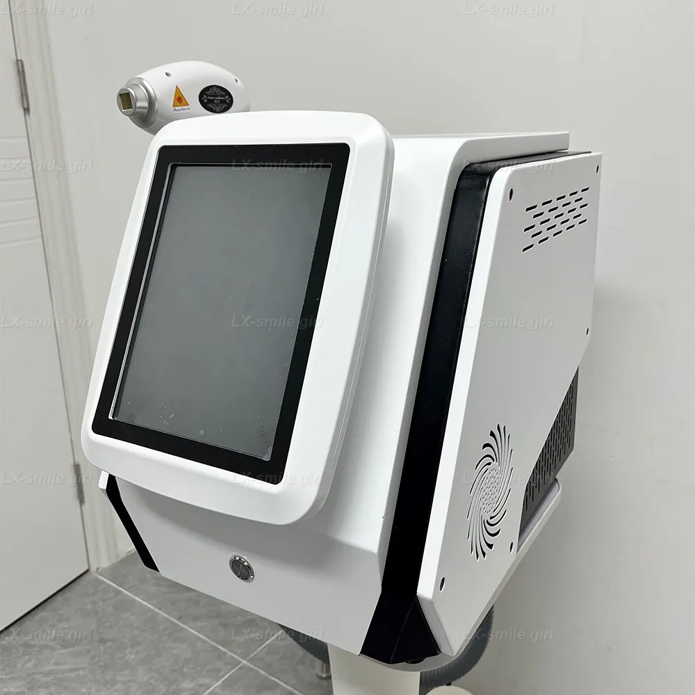 

Новейший диодный ледяной титановый аппарат для удаления волос на теле, портативное александритовое устройство для постоянного удаления волос 3500 Вт, неинвазивное