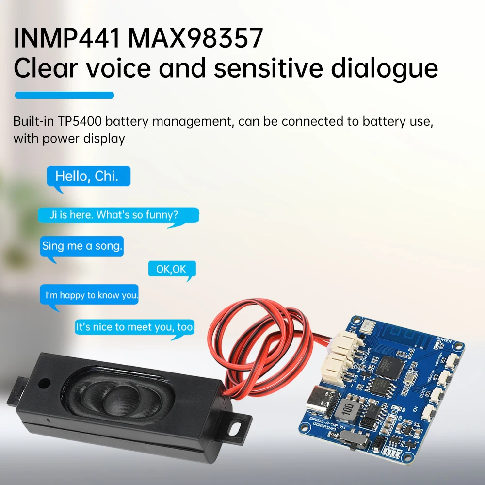 ESP32-S3 Voice Chat Module met 1,54-inch LCD-scherm WiFi-versie voor Xiaozhi Ai Kunstmatige Intelligentie Development Board