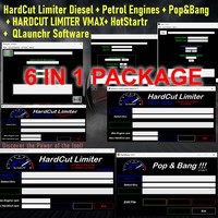 6 IN 1 PACKAGE New HardCut Limiter Diesel + Petrol Engines + Pop&Bang + HARDCUT LIMITER VMAX+ HotStartr + QLaunchr Software