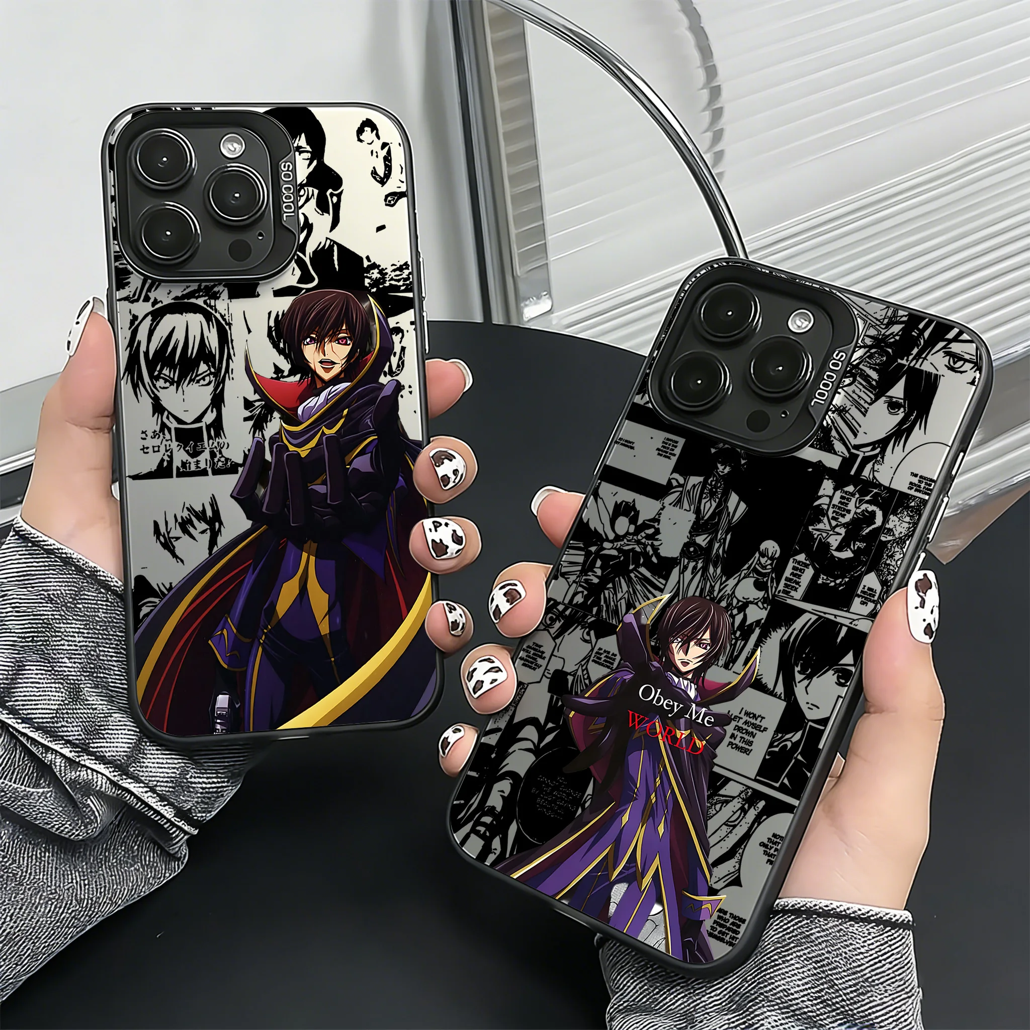 C-Code Geass Lelouch Rebellion Handyhülle für iPhone 17 16e 16 15 14 13 12 11 Mini Pro Max X XR XSMAX 8 7 Air Plus Anti Fall