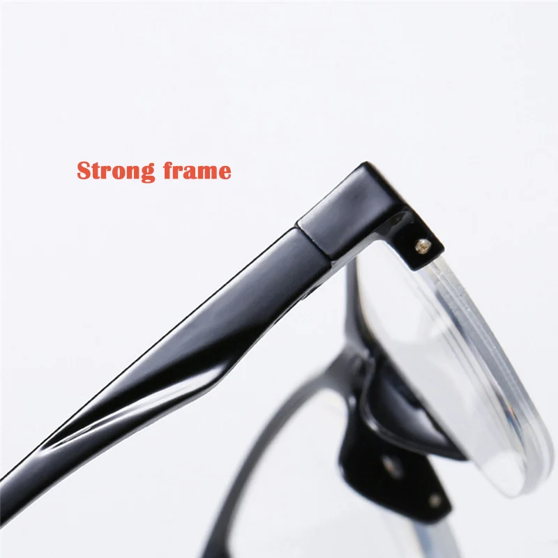 Half Frame Reading Glasses +0.75 To +4.0 Men Glasses Unisex Clear Ultralight Magnifier Presbyopia Glasses Eyeglasses