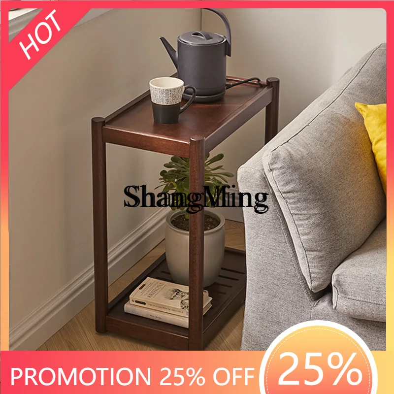 

SM household new movable corner table, sofa side table, solid wood small apartment side cabinet