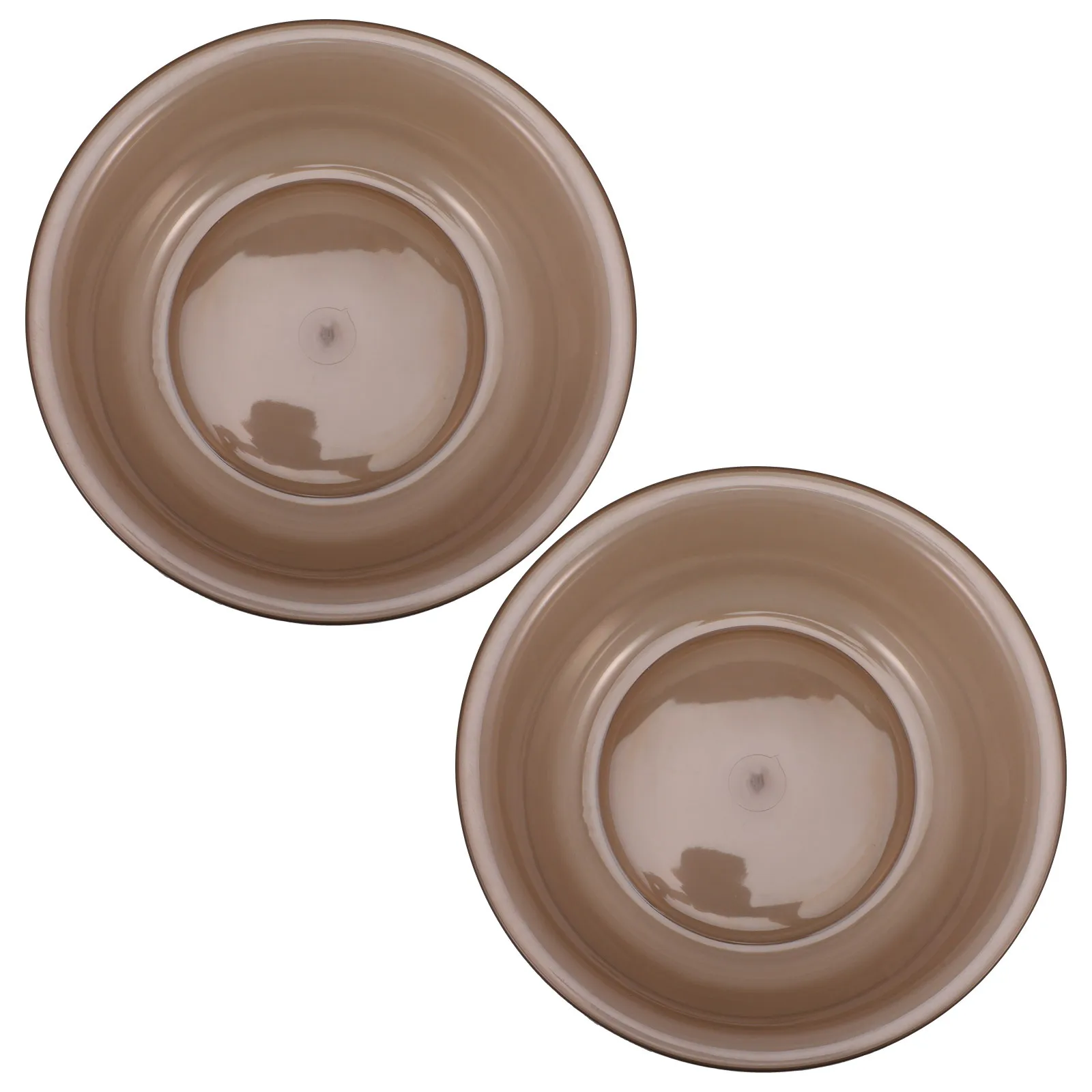 

2Pcs Washing Basin PP Material Thickened Deep Round Plastic Wash Basin for Face Cleansing Baby Bath Kitchen Laundry Foot Soaking