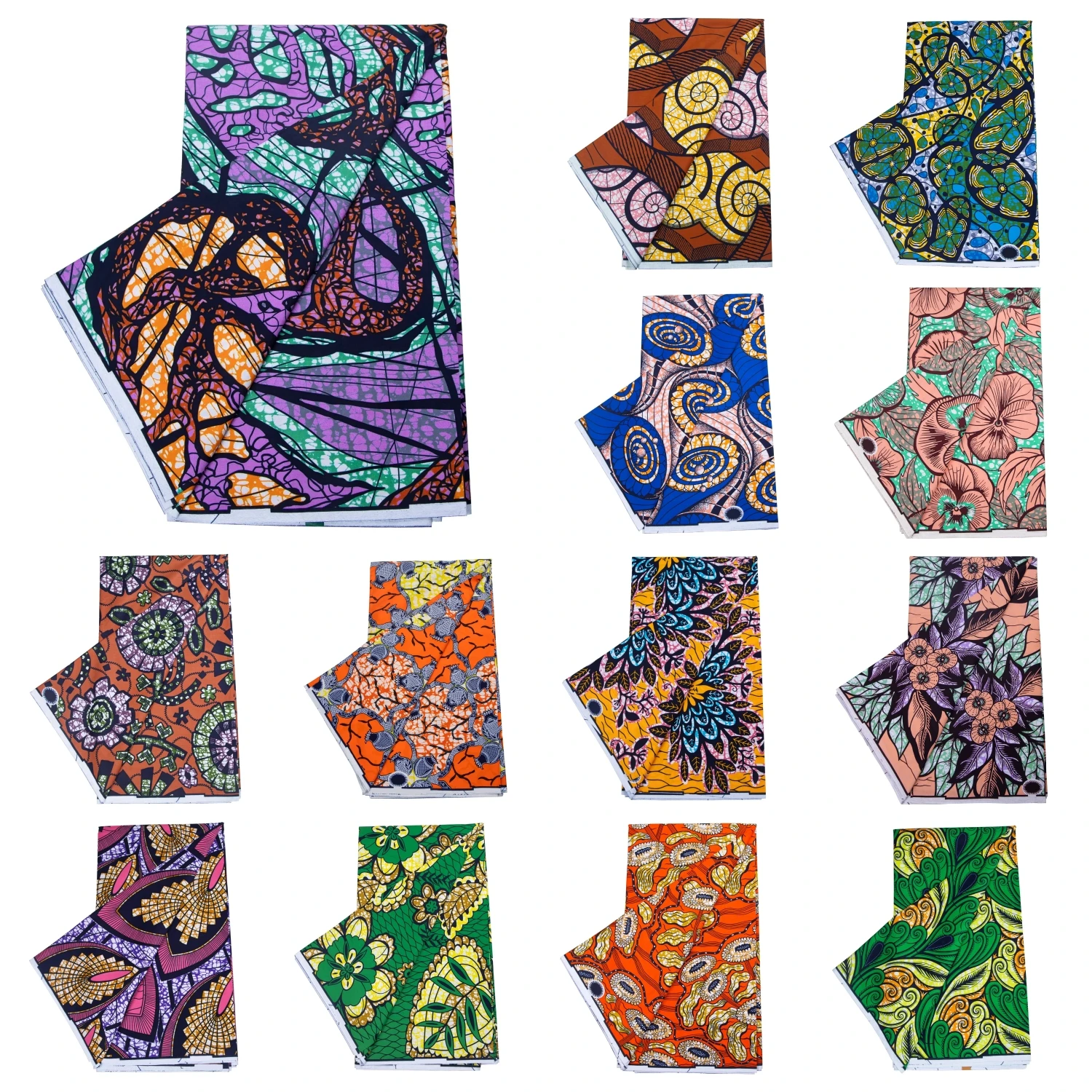 

Cotton Ankara African Batik Pagne Wax Print Fabric Patchwork Wedding Dress Craft Material Cotton High Quality DIY Sewing Tissu