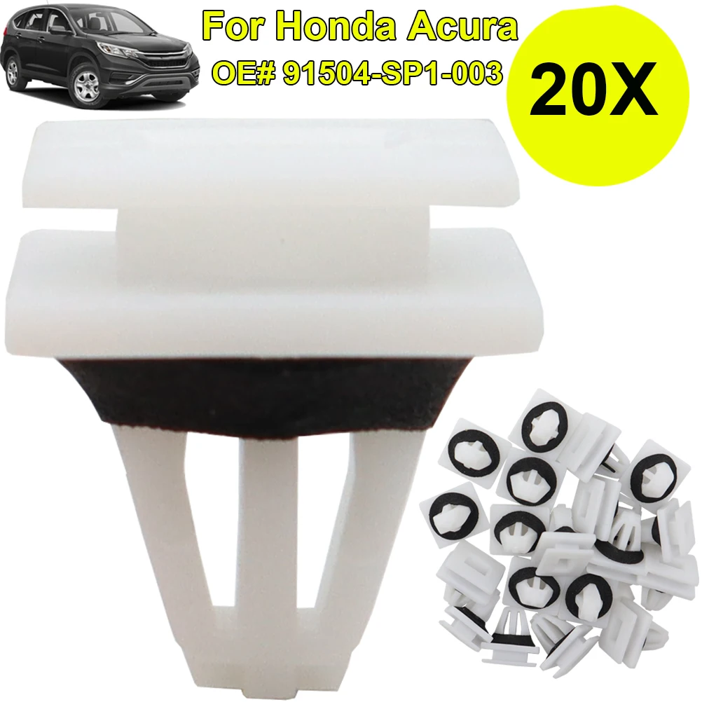 

OE #91504-SP1-003 Автомобильная коромыслная Панель боковая юбка подоконник для крепления фиксатор для литья Накладка зажимы для Honda Odyssey CR-V Civic