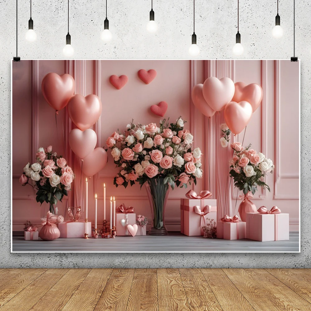 خلفيات عيد الحب الوردي الوردي الحب القلب الزفاف دش الزفاف صور التصوير خلفية فتاة حفلة عيد ميلاد الديكور