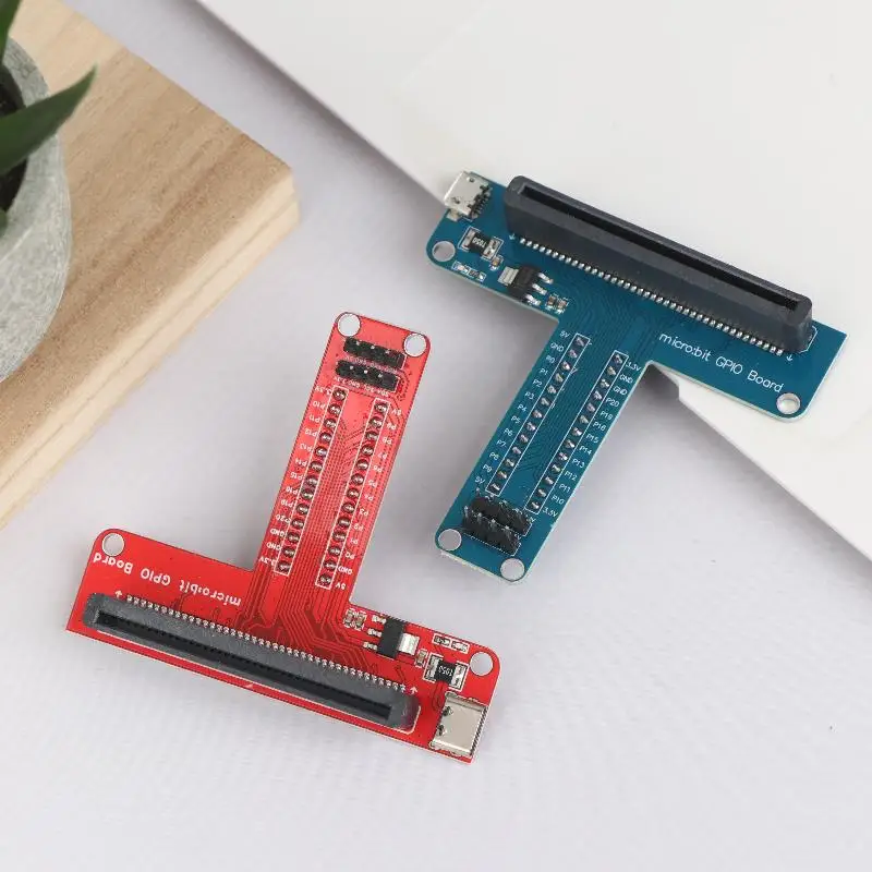 

Y-1Pc Microbit Development Board T-Type GPIO Expansion Board 3.3-5V Voltage Conversion Compatible Development Board Interface