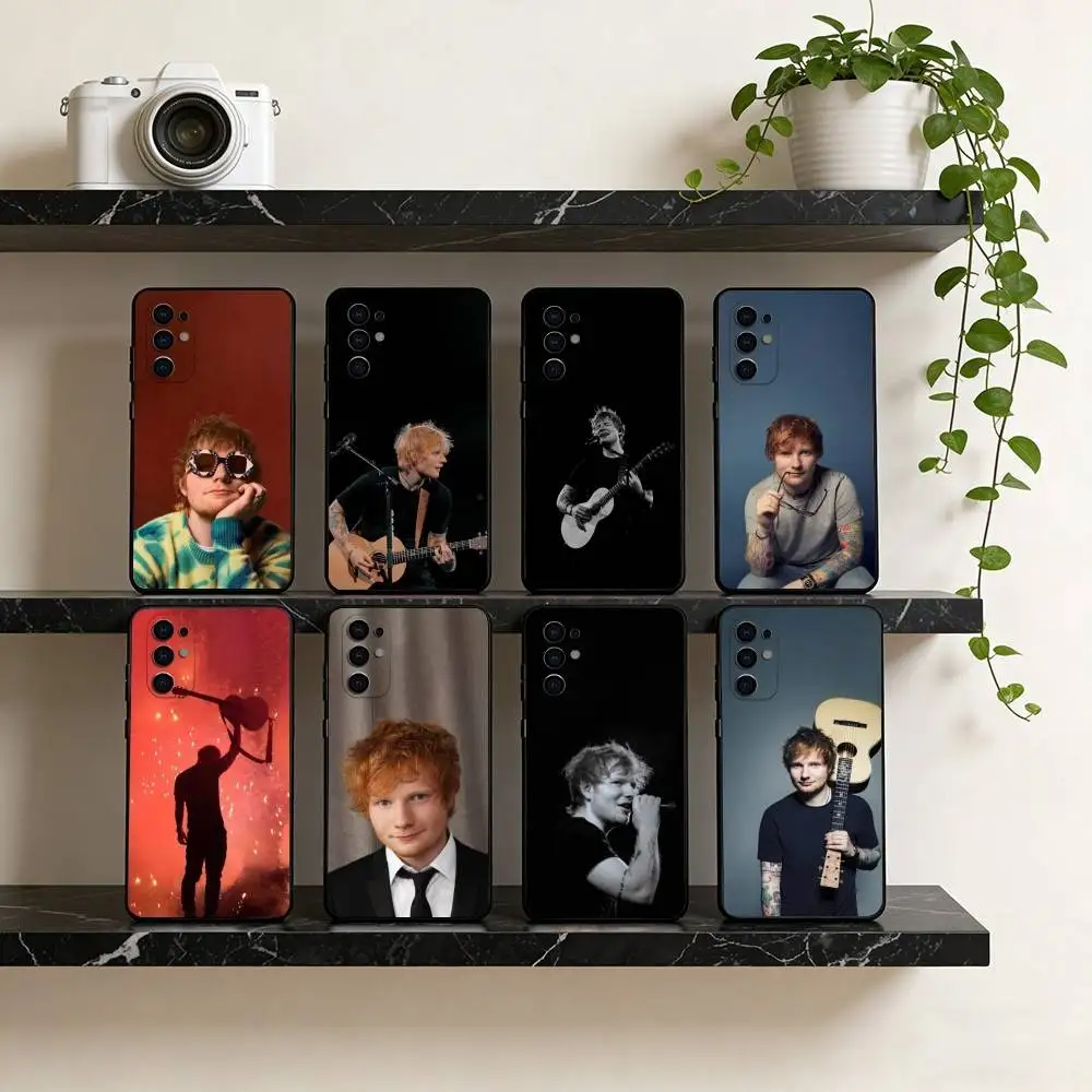 Singer E-Ed Sheeran   Phone Case Black Silicone Soft For Samsung S26,S25,S24,S23,S22,S21,S30,Ultra,Plus,Fe,Lite