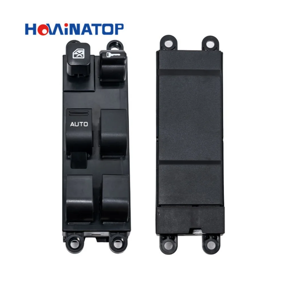HOWINATOP 25401-9E000 14Pin Power Window Master Switch Yellow Backlight Single AUTO For Nissan Altima Xterra Subaru Baja 98-06