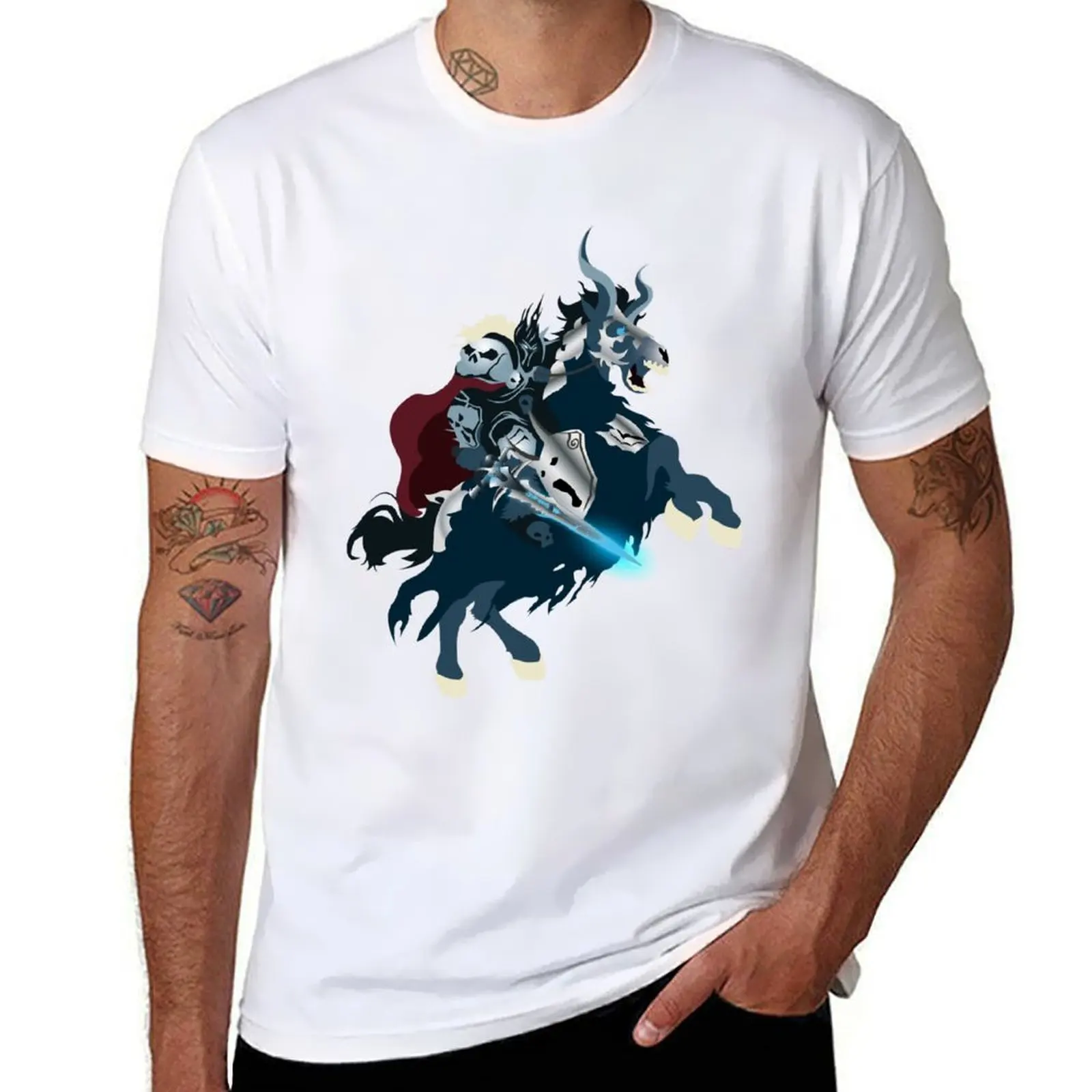 

King Lich man Arthas shirt T-Shirt t man graphic t summer for shirts tees