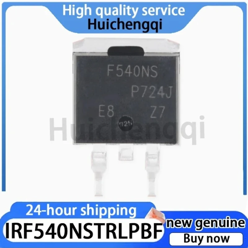 10PCS Genuine IRF540NSTRLPBF TO-263-3 N-channel 100V/33A Surface Mount MOSFET Chip