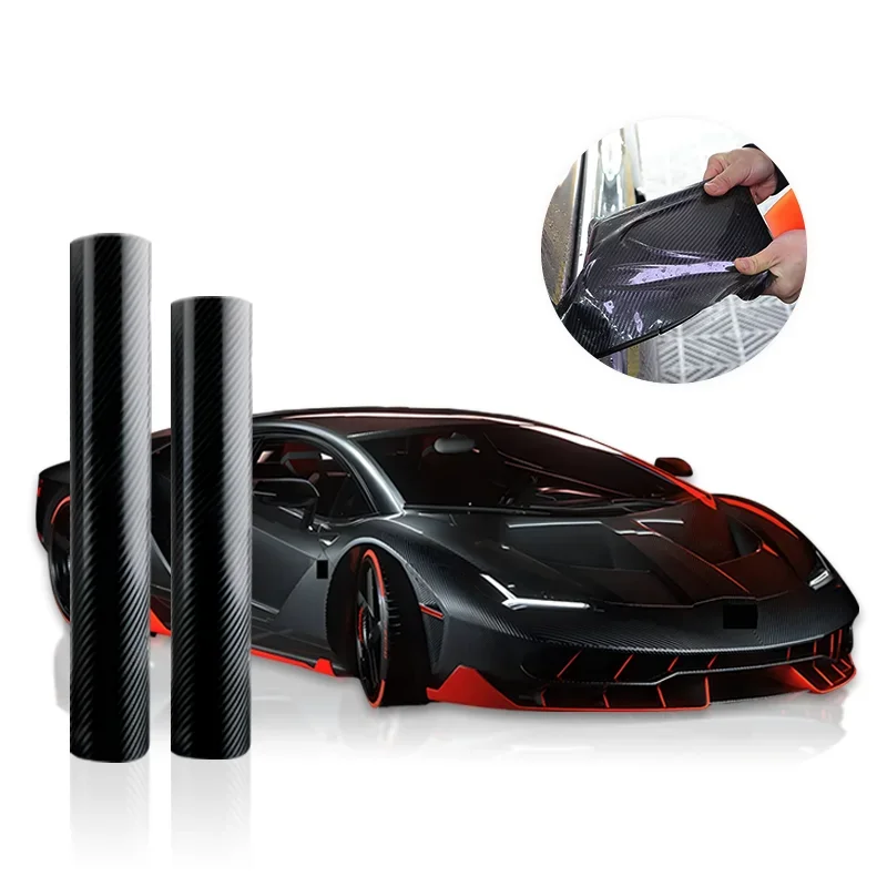 2025 Best Seller Manufacture Stretched Automotive Stickers TPU PPF Color Carbon Fiber Car Wrap Film for Paint protection