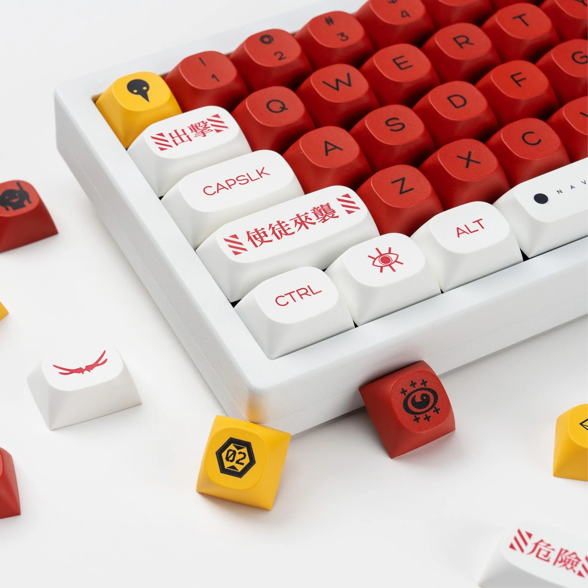 Mech 2nd 138 Keys PBT Keycaps Hot Sublimation MX Key Caps XDA Profile for 68/87/96/104/108 Mechanical KeyCaps Keyboard Custom