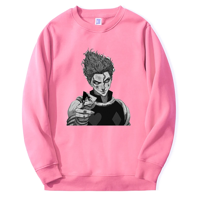 Hunter X Hunter Sweatshirt Hoodies Mens Japan Anime Killua Zoldyck Hisoka Streetwear Oversize Crewneck Harajuku Sportswear