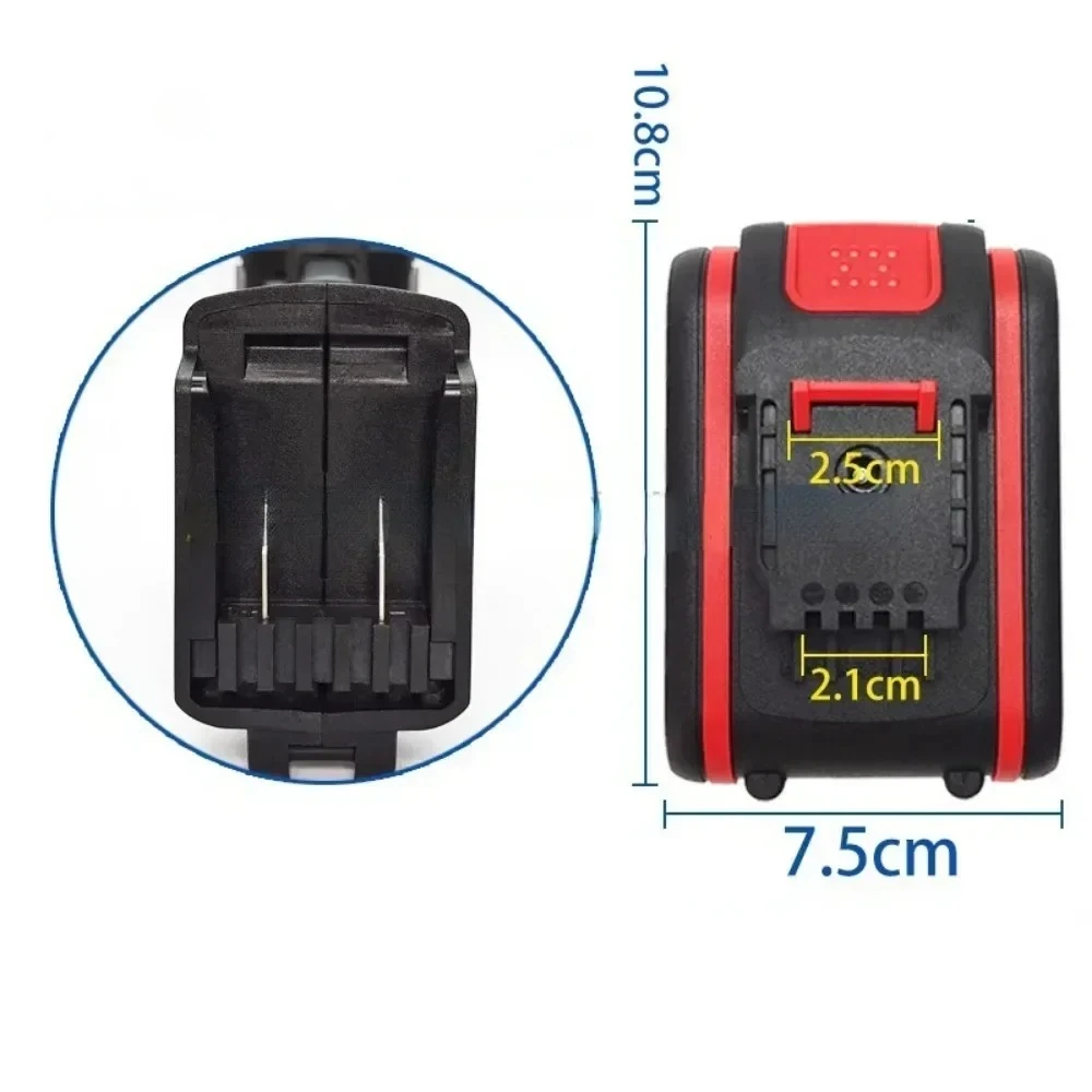 48V Rechargeable Lithium Ion Battery Worx Battery,Replace 21VF 48VF 88VF Impact Drill Electric Drill Scissor Chainsaw Power Tool image 6
