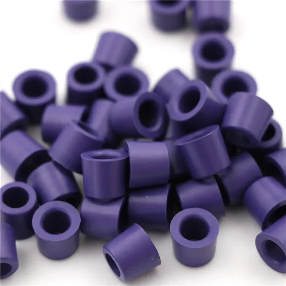 50PCS/bag Universal  Car Air Conditioning Hose Adapter Gasket Valve Purple Rubber A/c HVAC O-ring Seals Core Remover Tool Kit